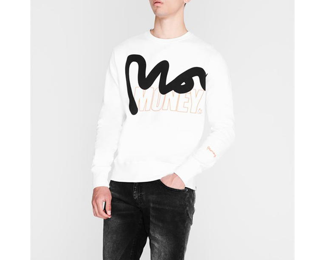 Money Stencil Sweatshirt Mens