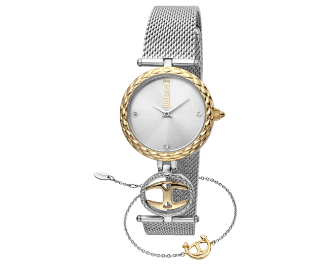 Just Cavalli Analogue Logo Quartz WR 50mt Watch Womens