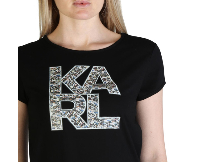 Karl Lagerfeld T-shirt Womens Black