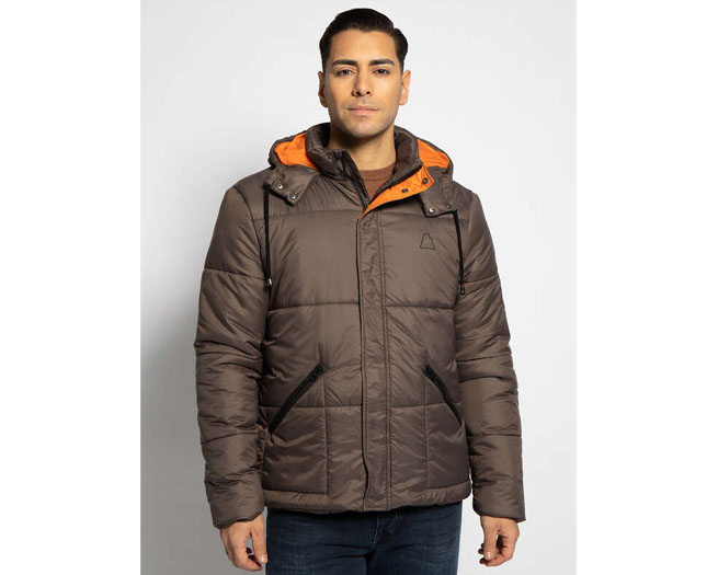 Azabo Quilted Jacket Mens Brown