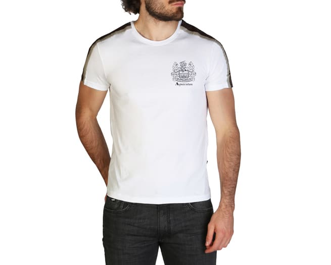 Aquascutum T-shirt Mens White