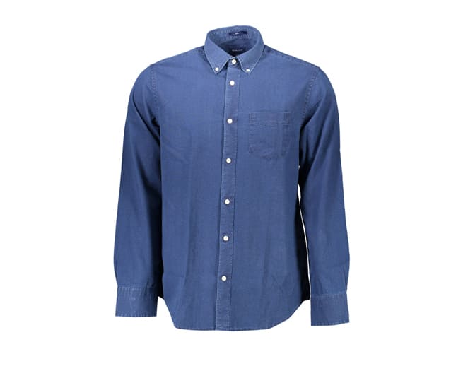 Gant Shirt Mens Blue