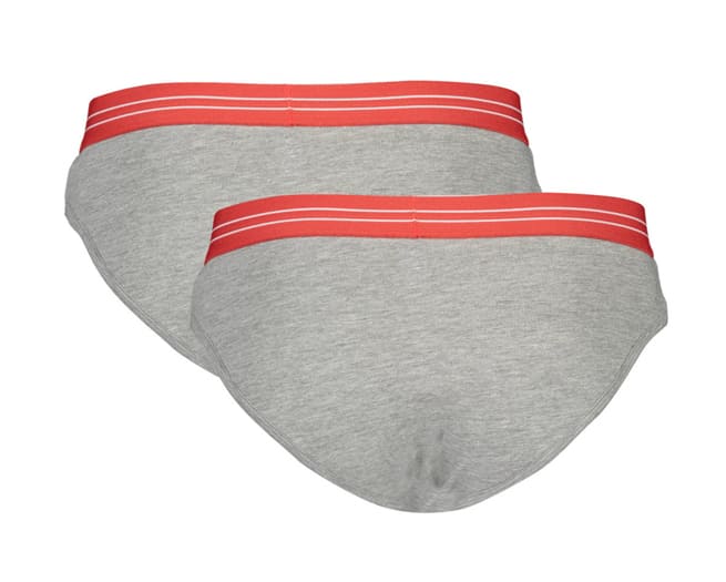 North Sails 2 Pack Briefs Mens Grey