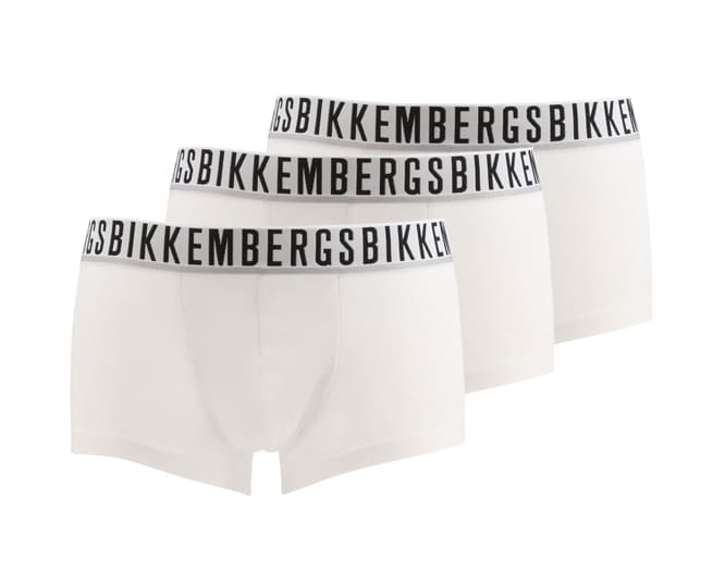 Bikkembergs 3 Pack Boxer Mens White