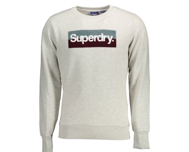 Superdry Sweatshirt Mens Grey