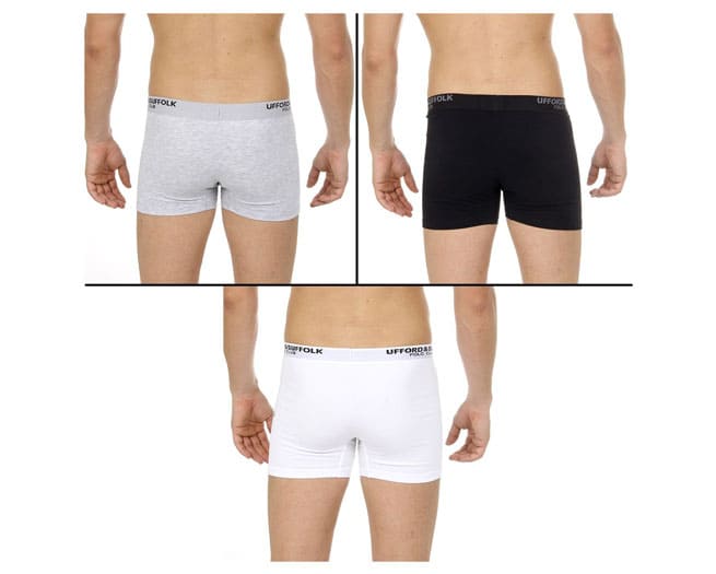 Ufford & Suffolk 3 Pack Boxer Mens Multicolor