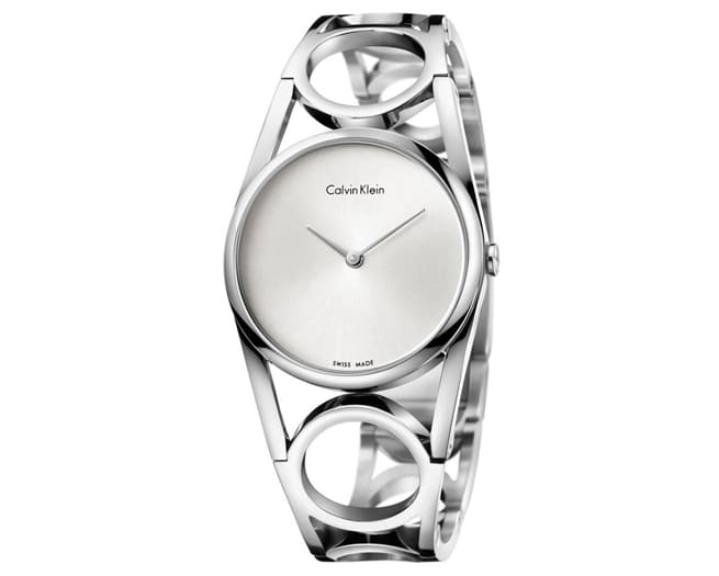 Calvin Klein Watch Womens Silver Grey