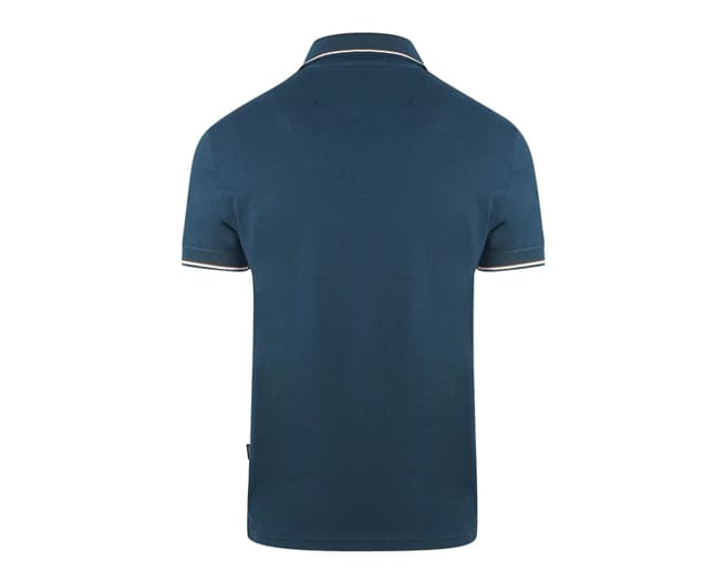 Aquascutum Polo Shirt Mens Blue