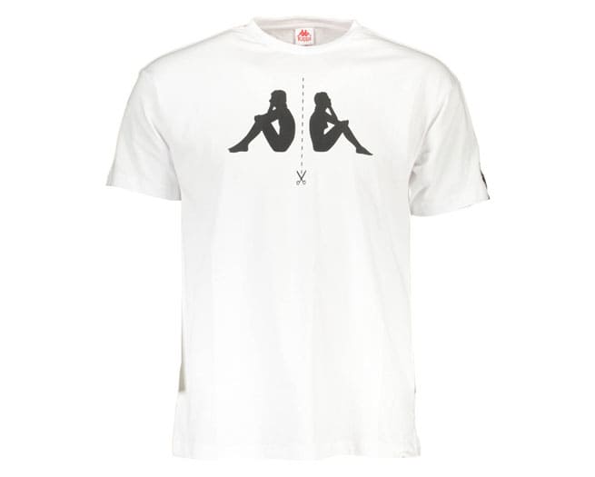 Kappa T-shirt Mens White