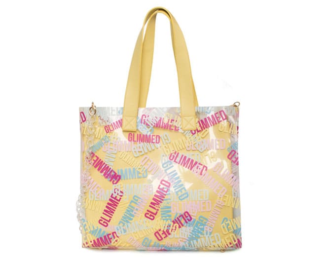 Glimmed Shopping Bag Womens Yellow