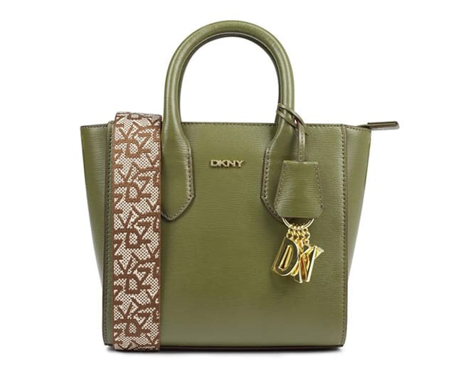 DKNY Valery Small Satchel Bag Womens Green