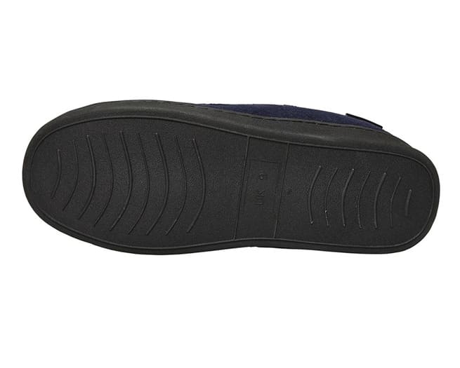 Lyle & Scott Vintage Aspen Moccasin Slippers Mens Blue