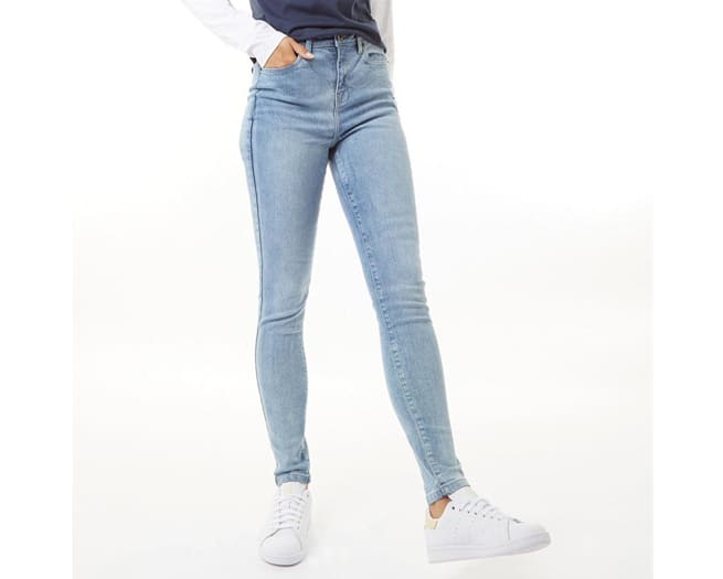 Bench Faye Five Pocket Skinny Jeans Womens Light Blue