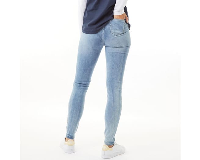 Bench Faye Five Pocket Skinny Jeans Womens Light Blue