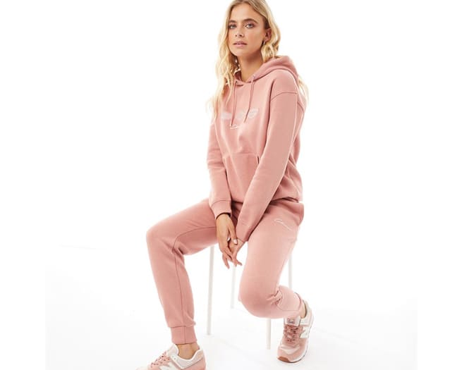 Closure London Tonal Badge Tracksuit Womens Caramel