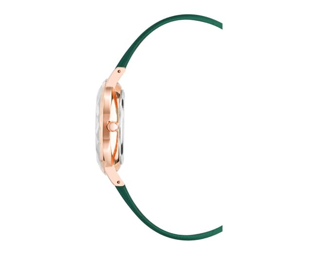 Juicy Couture Watch Womens Green Rose Gold