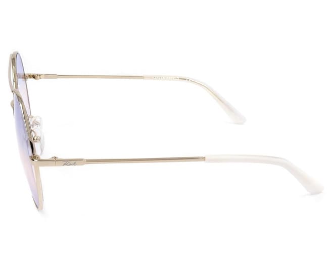 Karl Lagerfeld Sunglasses Womens Gold Azure