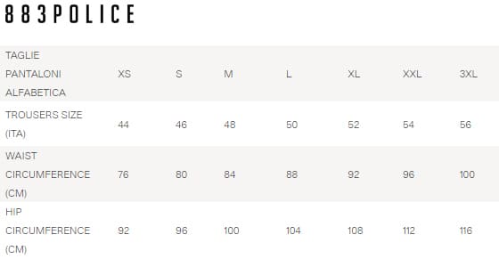 No SIZE GUIDE Available.