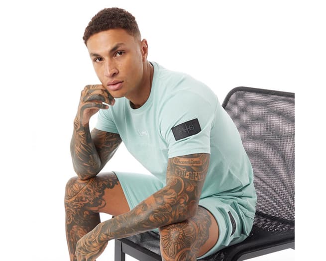 Avant Garde T-shirt And Shorts Mens Light Blue