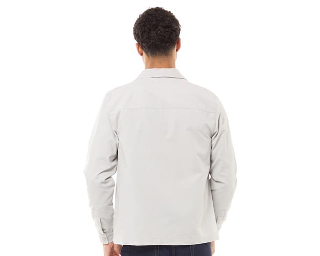 French Connection Overshirt Mens Light Grey