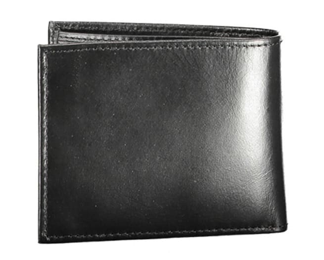 Levis Wallet Mens Dark Black