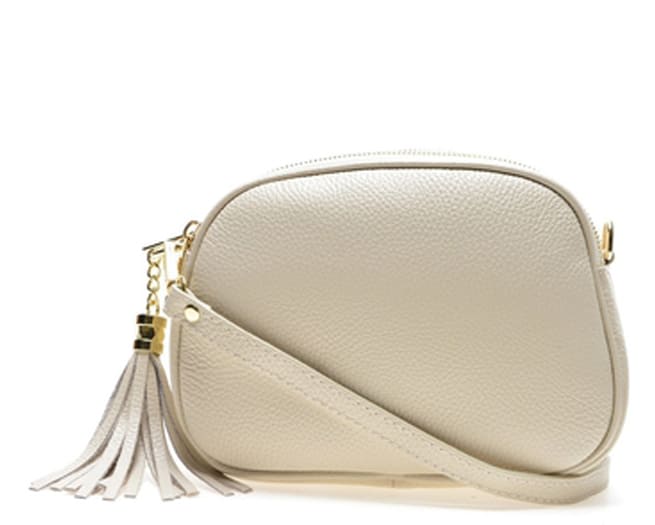 Carla Ferrari Shoulder Bag Womens Beige