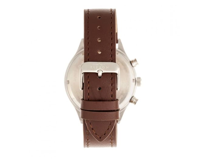 Elevon Watch Mens Silver Brown