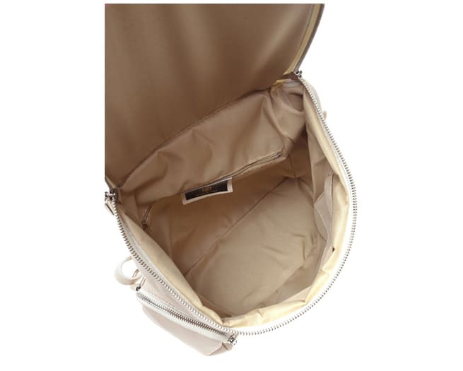 Luisa Vannini Backpack Womens Beige