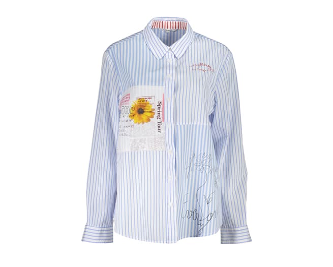 Desigual Shirt Womens Light Blue