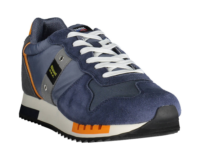 Blauer Sneakers Mens Navy Orange