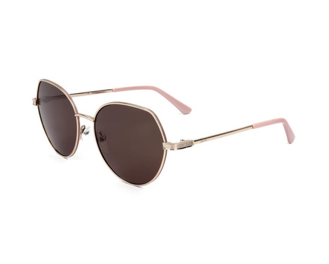 Karl Lagerfeld Sunglasses Womens Shiny Gold