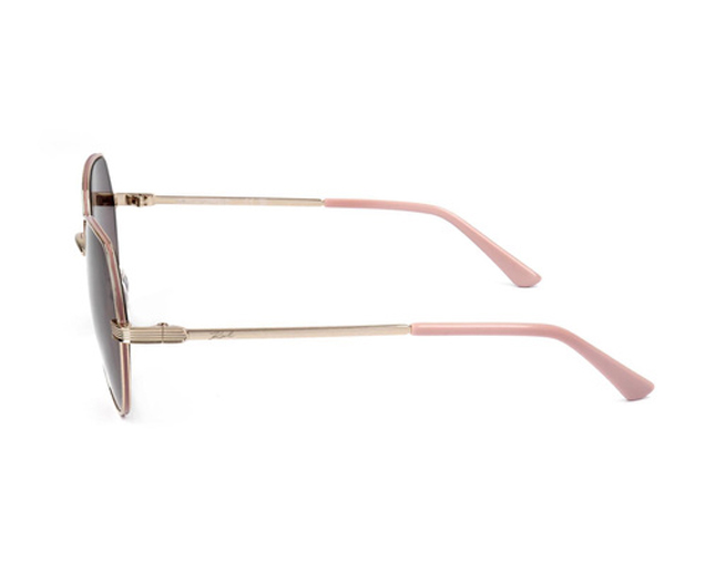 Karl Lagerfeld Sunglasses Womens Shiny Gold