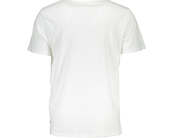 Levis T-shirt Mens White Red