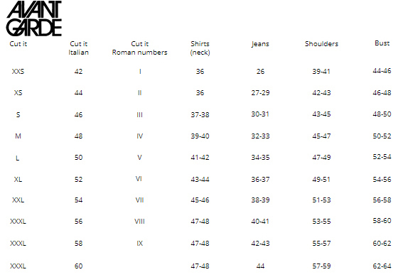 No SIZE GUIDE Available.