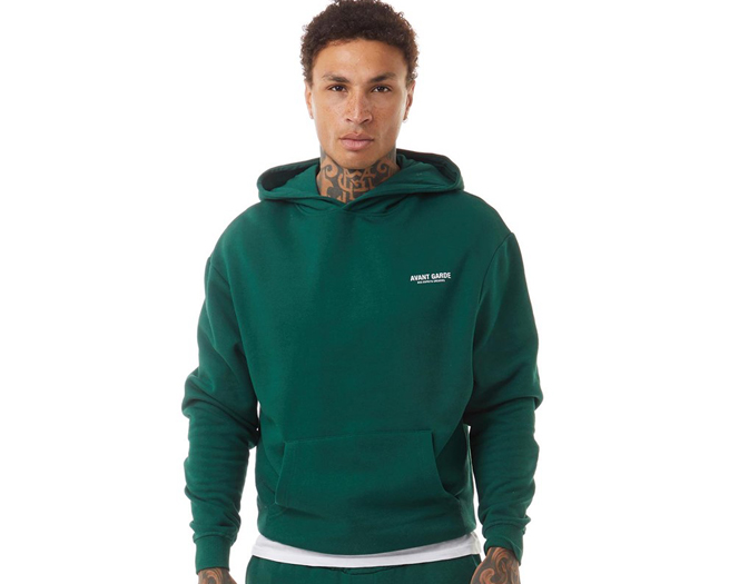 Avant Garde Hoody Mens Dark Green