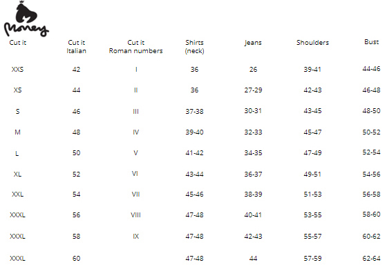 No SIZE GUIDE Available.