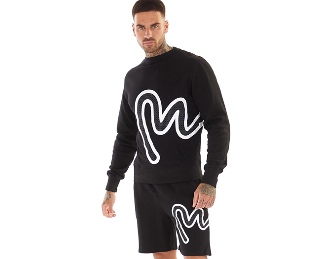 Money Sig Star Co-ord Mens Black White