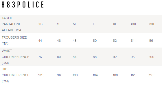 No SIZE GUIDE Available.