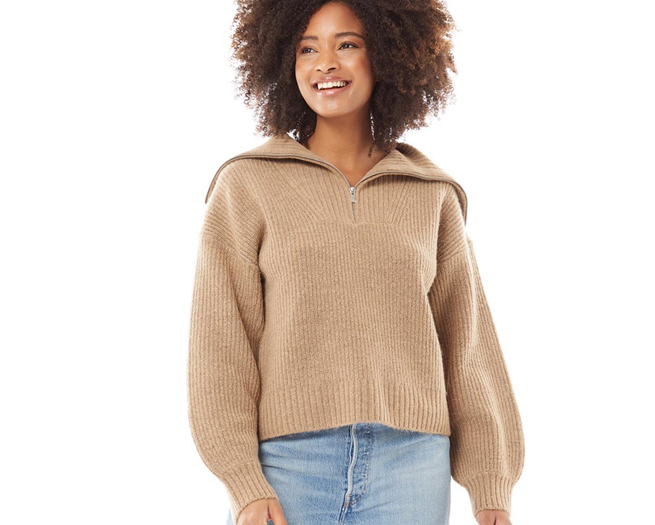 French Connection Jumper Womens Camel