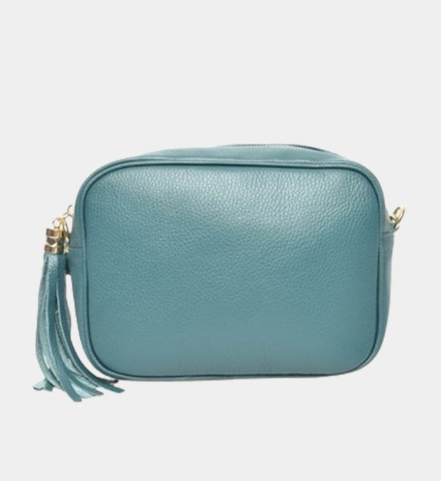 Luisa Vannini Crossbody Bag Womens Teal Blue
