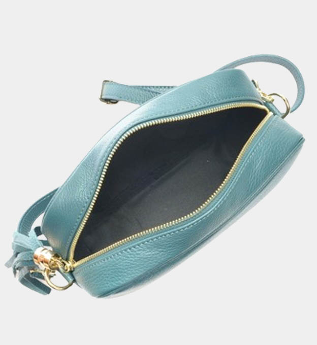 Luisa Vannini Crossbody Bag Womens Teal Blue