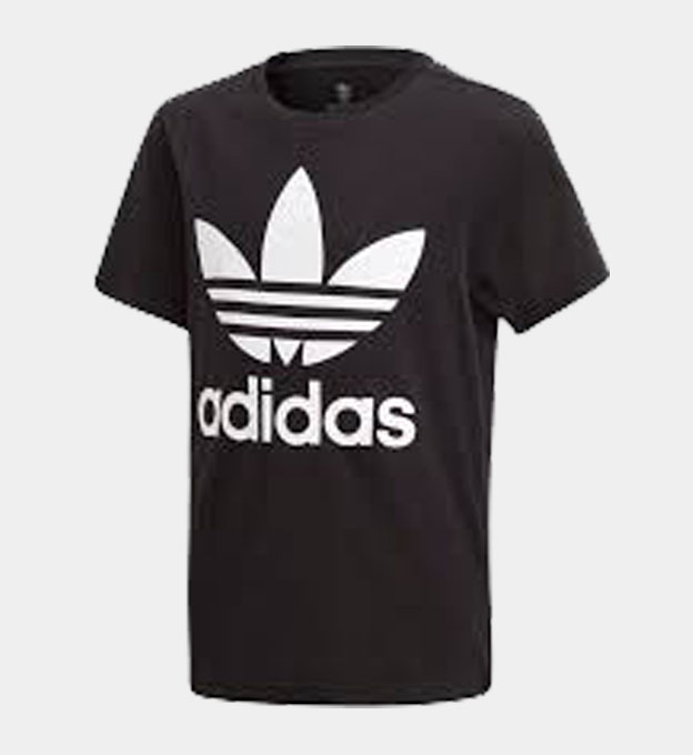 Adidas Trefoil Big Logo T-shirt Mens Black