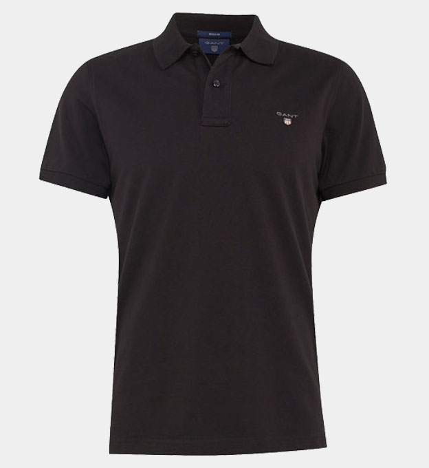 Gant Polo Shirt Mens Black