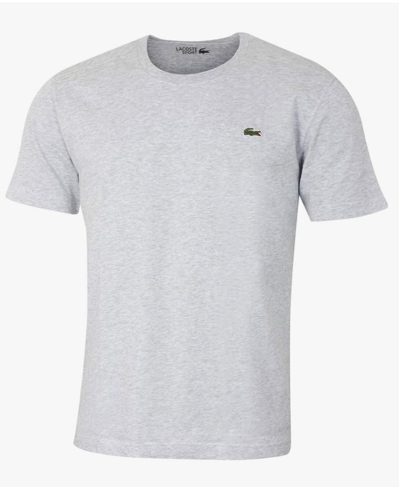 Lacoste Crew Neck T-shirt Mens Grey