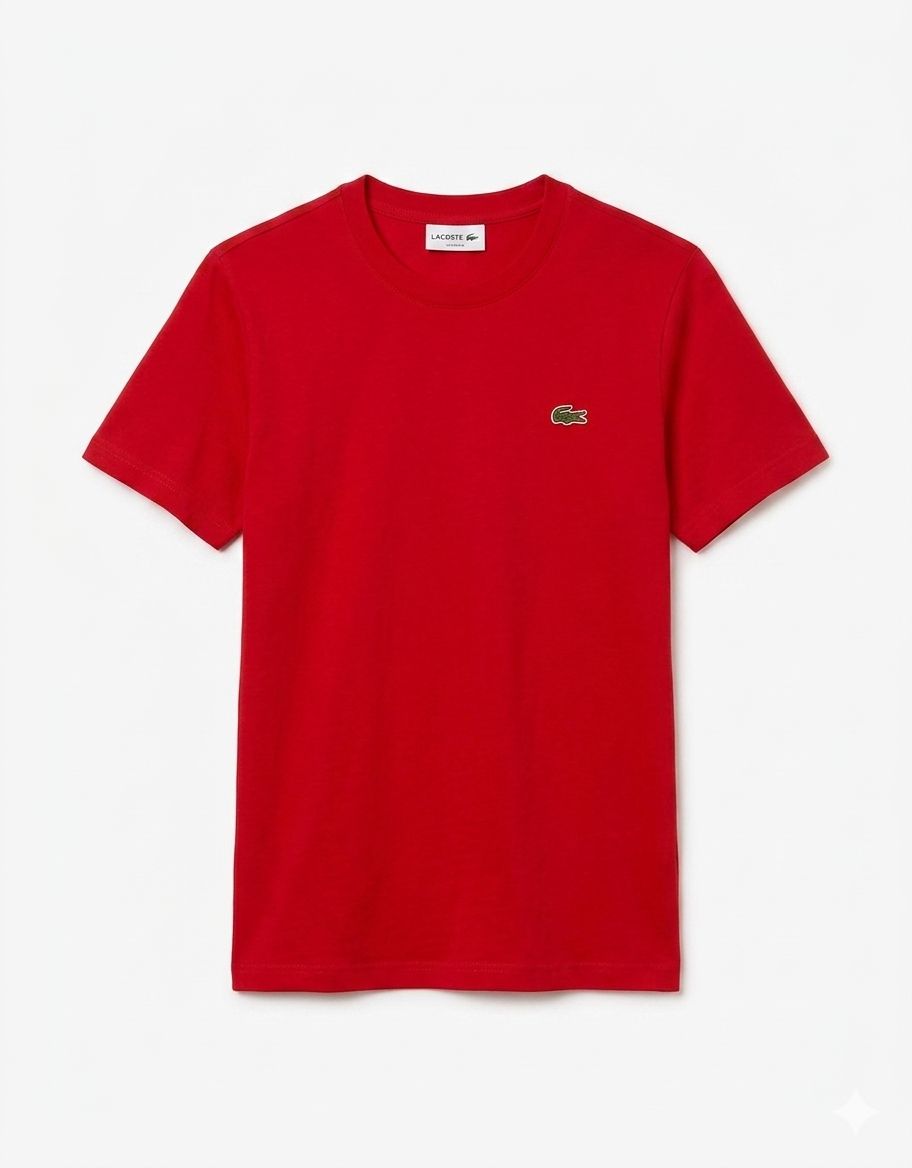 Lacoste Crew Neck T-shirt Mens Red