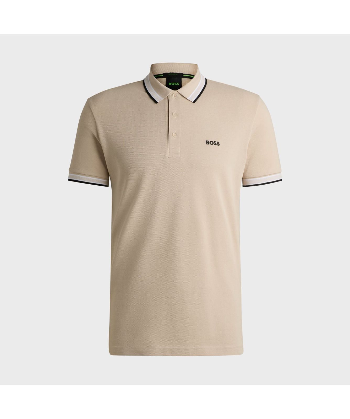 Hugo Boss Paddy Polo Shirt Mens Beige
