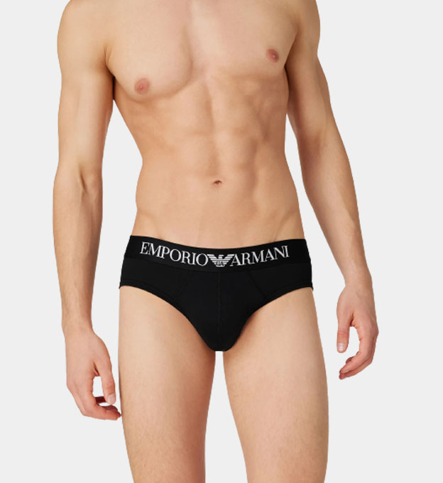 Emporio Armani Boxer Mens Black