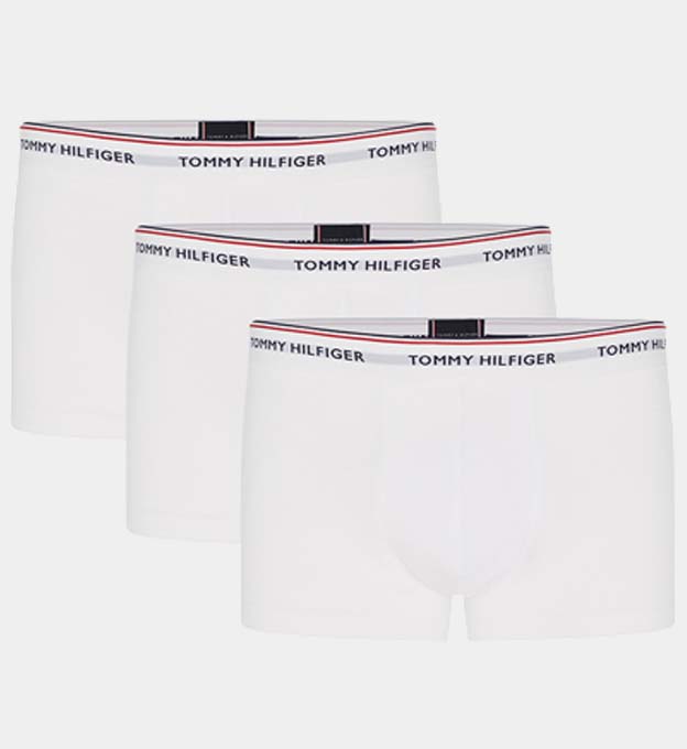 Tommy Hilfiger 3 Pack Boxers Mens White