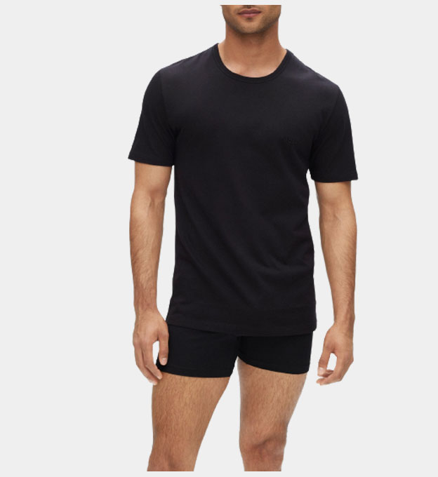 Hugo Boss 3 Pack T-shirts Mens Black