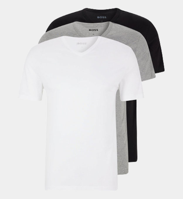 Hugo Boss 3 Pack T-shirts Mens Assorted